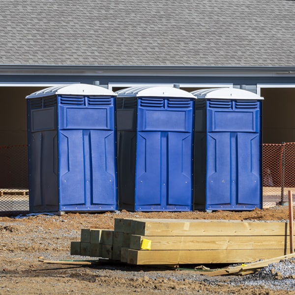 how do i determine the correct number of portable restrooms necessary for my event in Woodcreek TX